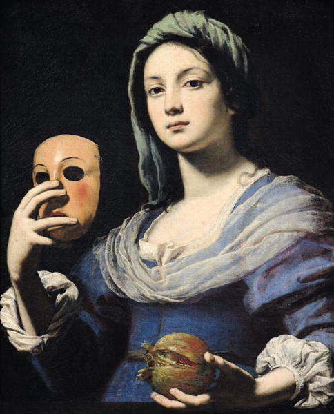 Woman-with-a-Mask-xx-Lorenzo-Lippi é